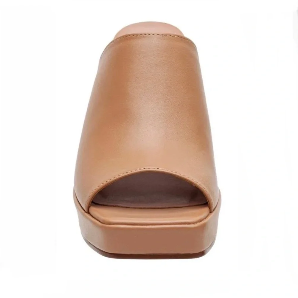 Linea Paolo Elle Block Heel‎ Platform Slide Sandal